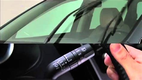 How To Turn On Rain Sensing Wipers