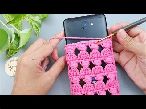 How To Crochet Phone Bag Crochet Phone Cover Easier Crochet Pattern