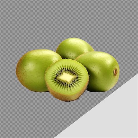 Premium PSD Fresh Kiwifruit Png Isolated On Transparent Background