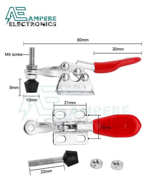 Quick Release Toggle Clamp Gh A Ampere Electronics