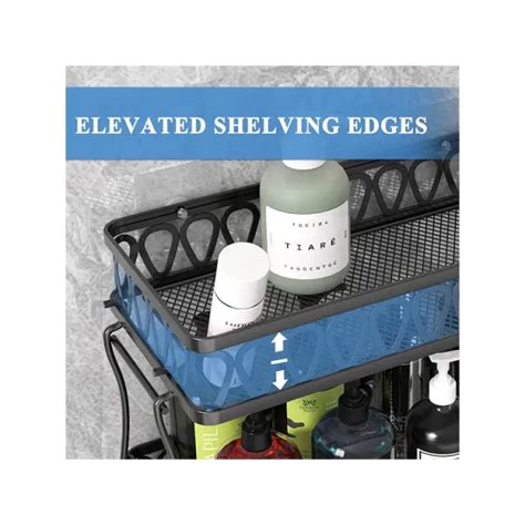 Dropship Stacking Shower Shelf Toilet Rack 3 Layer Bathroom Organizer