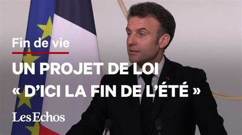 Fin de vie Macron annonce un projet de loi d ici la fin de l été