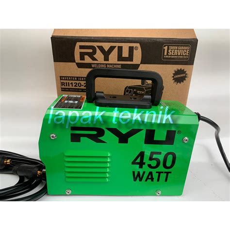 Jual RYU Mesin Trafo Las Listrik Travo Welding Inverter IGBT 120 Tekiro