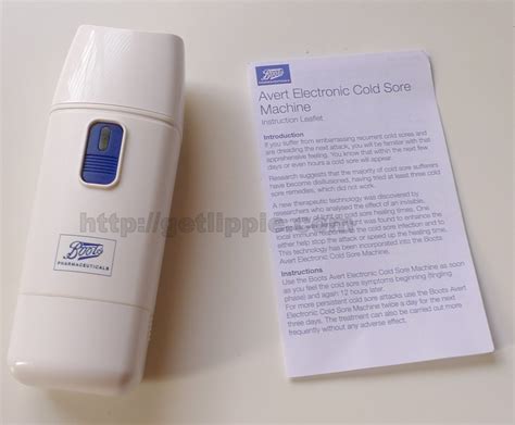 Boots Avert Electronic Cold Sore Machine Get Lippie