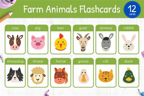 Top 176 + Farm animals flashcards free - Lestwinsonline.com