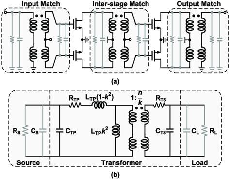 A Simplified Schematic Of Amplifier With Transformers For Input