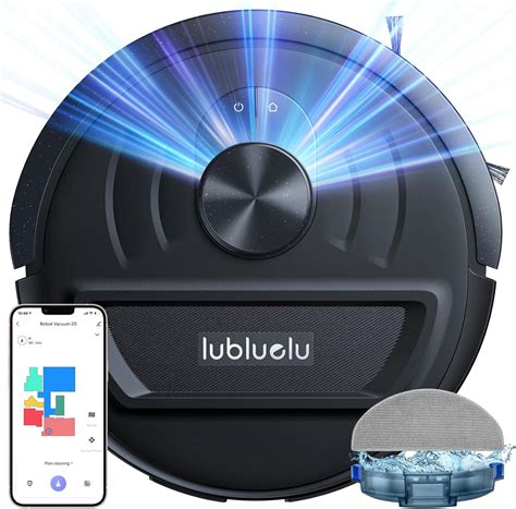 Robot Vacuum 5500Pa Lubluelu 2 In 1 Robot Vacuum And Mop Combo Lidar