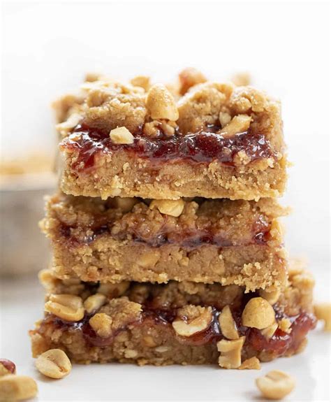 Peanut Butter And Jelly Bars I Am Baker