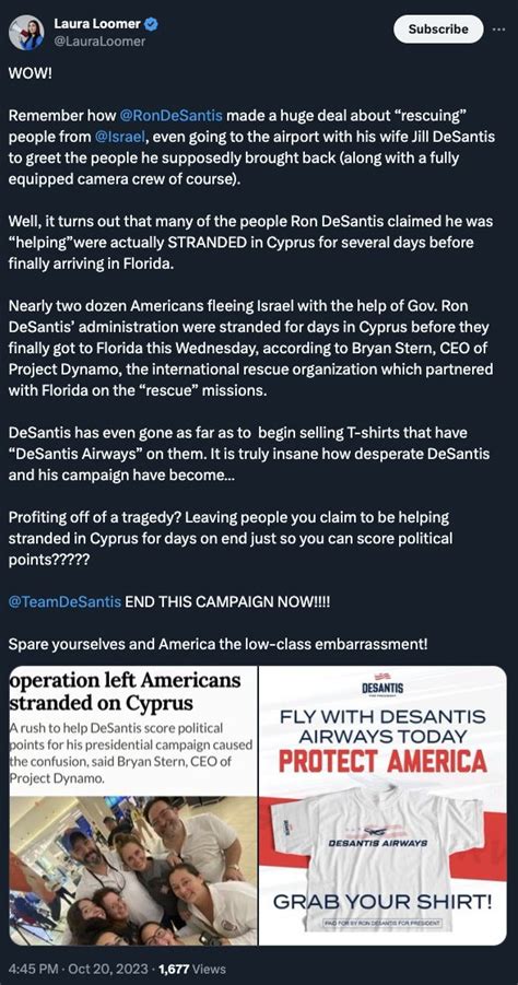 Crazy Trump Campaign Supporter Attacks Desantis For Rescuing Americans