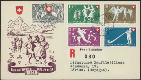 1951 Pro Patria FDC ET Fr Kaufen Auf Ricardo