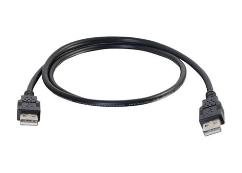 C2g 1m Usb Cable Usb A Male To Usb A Male Black 3ft 28105 Usb