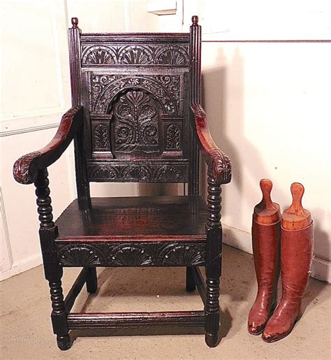 16th Century Carved Oak Wainscot Chair Antiques Atlas