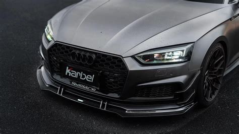 Karbel Carbon Dry Carbon Fiber Front Lip Ver 1 For Audi S5 And A5 S Line