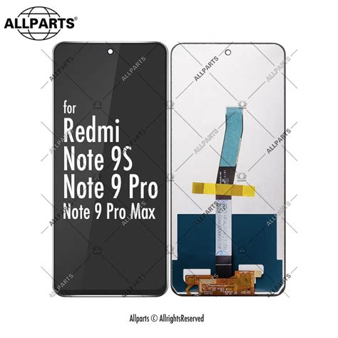 Tela Frontal Display Do Xiaomi Redmi Note S Note Pro Max Lcd