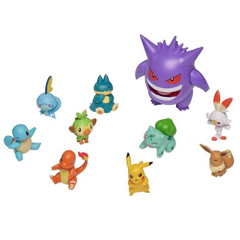 Pokemon Official Ultimate Battle Figure Pack Gengar Pikachu