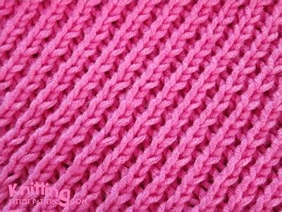 Right Diagonal Knitting Stitch Patterns