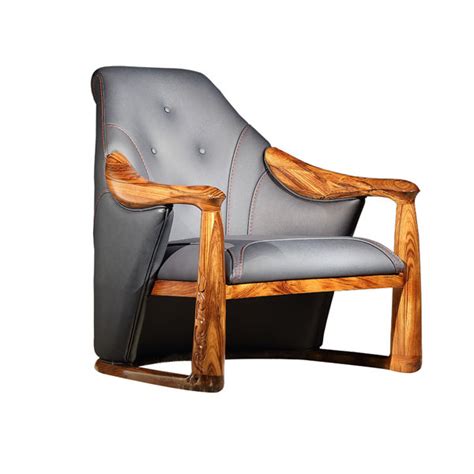 Huanxin Lighting Genuine Leather Single Armchair Leisure Chair Wayfair