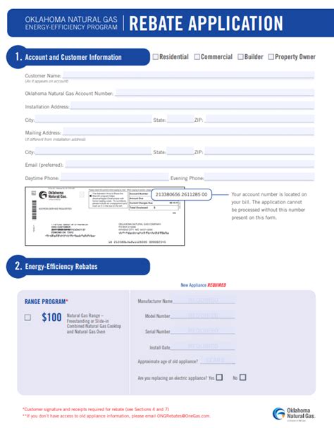 Get Latest Ong Rebate Form Here Printablerebateform Net