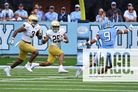 Ncaa College League Usa Football Notre Dame At North Carolina Sep