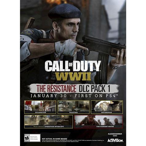 Best Buy Activision Call Of Duty Wwii The Resistance Dlc Pack