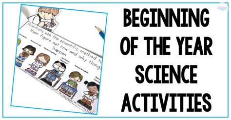 End Of Year Science Activities