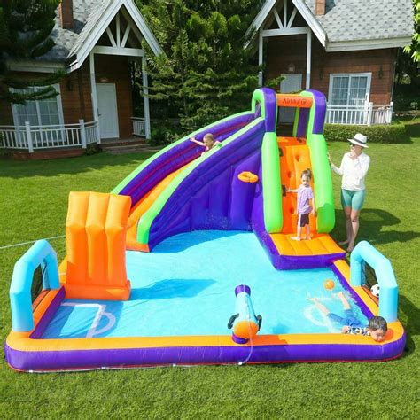 AirMyFun Inflatable Water Slide Bounce House Jumping Castle Park Play