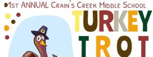 Crain’s Creek Middle School Fundraiser: 1st Annual Turkey Trot