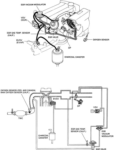 Diagram Toyota Vacuum Hose Diagram Mydiagram Online