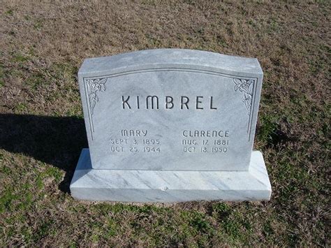 Clarence Kimbrel Find A Grave Reminne