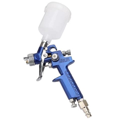 Tbest Pistolet à peinture à l huile Gravity Airbrush Car Spray Gun