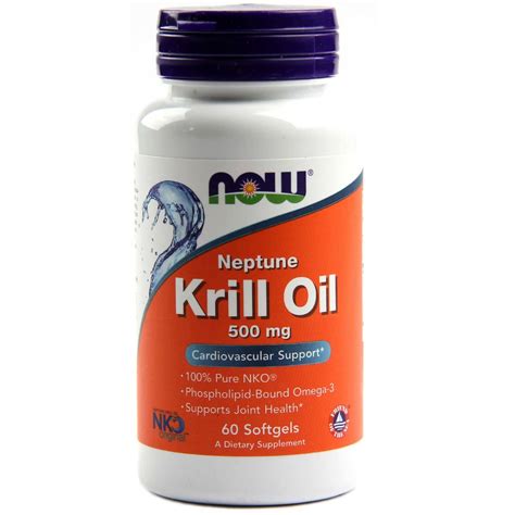 Now Foods Neptune Krill Oil 500mg 60 Softgels E Vitaminagr