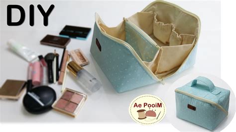 Diy Makeup Cosmetic Bag Youtube