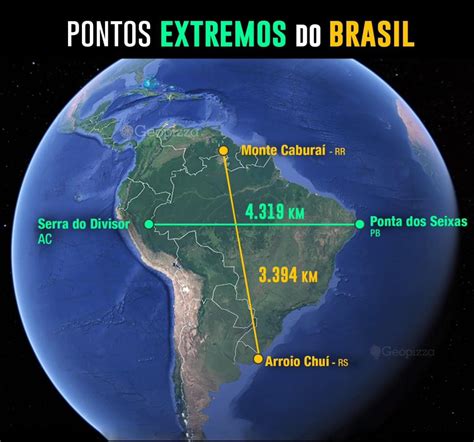 Pontos Extremos Do Brasil Do Oiapoque Ao Chu Nada Disso Portal Power