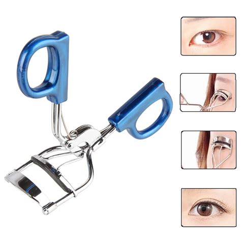 Beauty7 1pcs Stainless Steel Eyelash Curler Eyelash Perm Folded Lashes