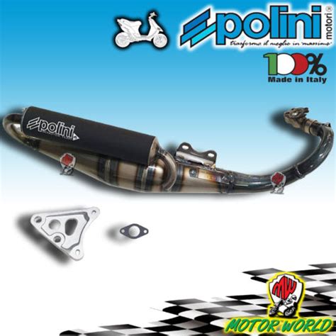 Marmitta Polini Omologata Scooter Team Aprilia Sr T Scarabeo