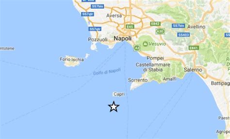 Lieve Scossa Di Terremoto Nel Golfo Di Napoli Nessun Motivo Di Allarme