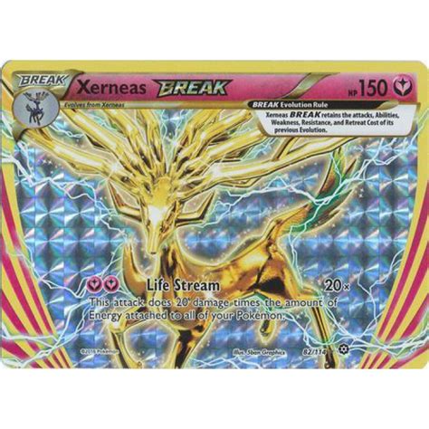 Xerneas Break Xy Steam Siege 82114 English Mint Tcgx