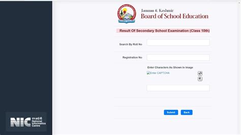 Jkbose Class Th Result Announced Link To Check At Jkbose Nic In