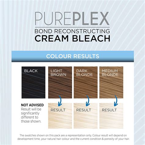 Pureplex Bond Reconstructing Cream Hair Bleach Lifts Up To 8 Shades Protects And Repairs During