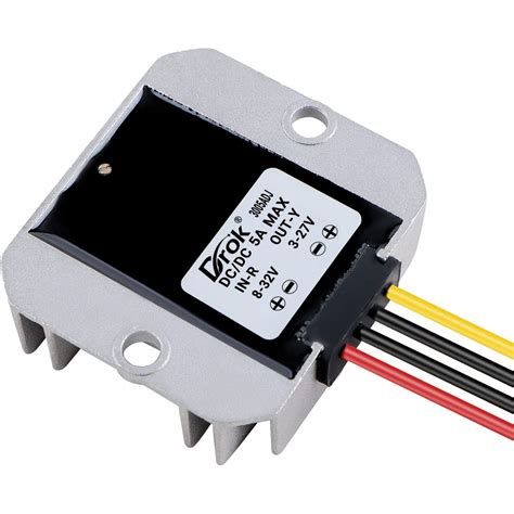 Voltage Reducer DROK DC DC Buck Converter DC 8 32V To DC 3 24V 5A