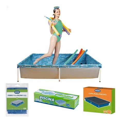 Kit Piscina Litros Mor Piscina Capa Forro Mercadolivre