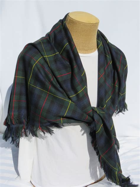 Macleod of Harris Tartan Blanket Scarf - Etsy