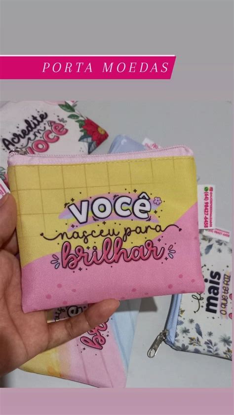 Porta Moedas Personalizados Dia Das Mulheres