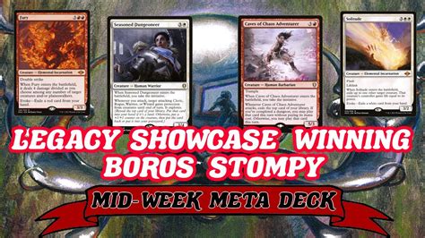 LEGACY SHOWCASE WINNING BOROS STOMPY Red White Initiative Stompy MTG