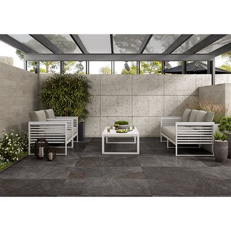 Porcelanato Recinto Stone X Negro M The Home Depot M Xico