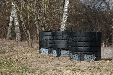 Waste Containers With Organic Biodegradable Food Waste And Vegetable