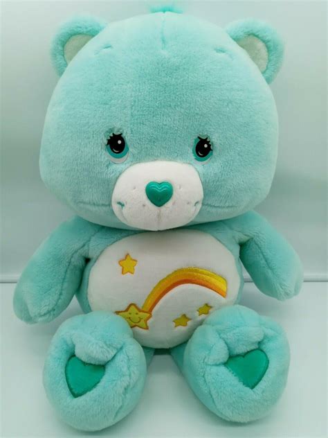 Care Bears Wish Bear Jumbo Large Plush 28" 2002 See Photos Read ...