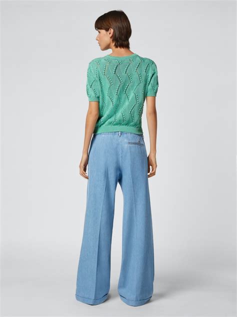 Andrea Wide Leg Jeans Couture Collection Blue Jacob Coh N Gb