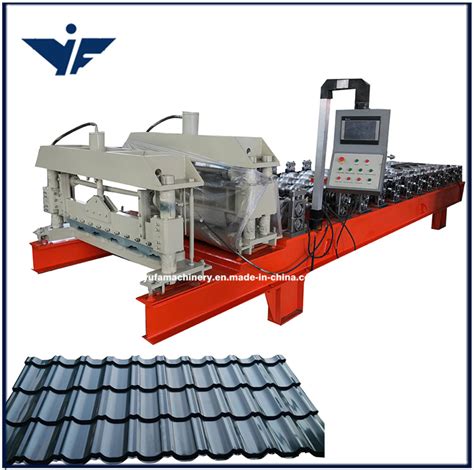 Glazed Wall Panel Roof Tiles Forming Machine Step Tile Roll Forming