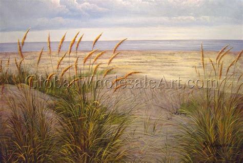 Beach Path Through The Grass - Oil Paintings on Canvas